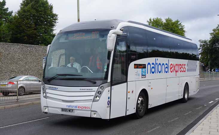 The Kings Ferry Scania K440EB Caetano Levante National Express BX65WCF